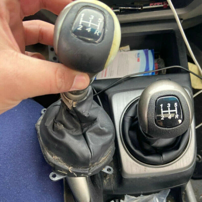 Gear Shift Knob & Boot Case Cover Kit for 2006-2011 Honda Civic DX EX LX