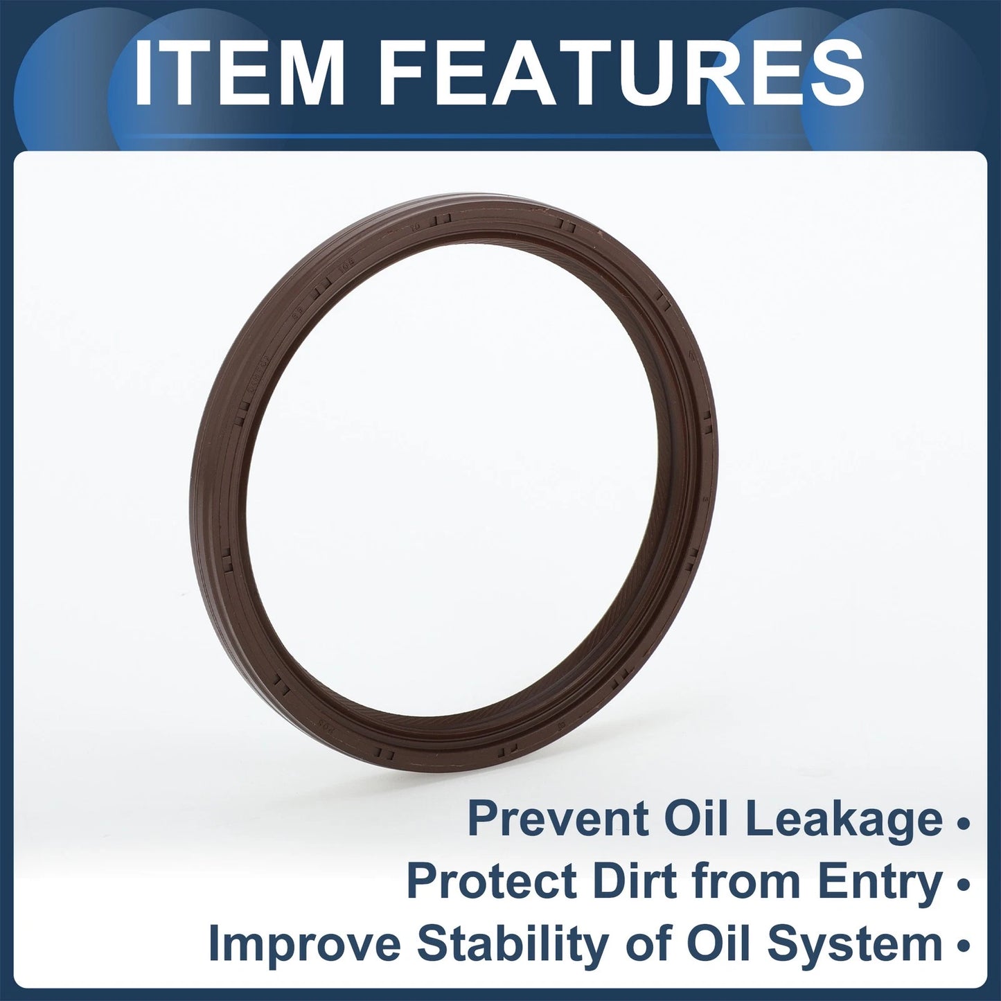 Rear Crankshaft Oil Seal for Toyota Highlander, Camry, RAV4, Matrix (2001-2023)
