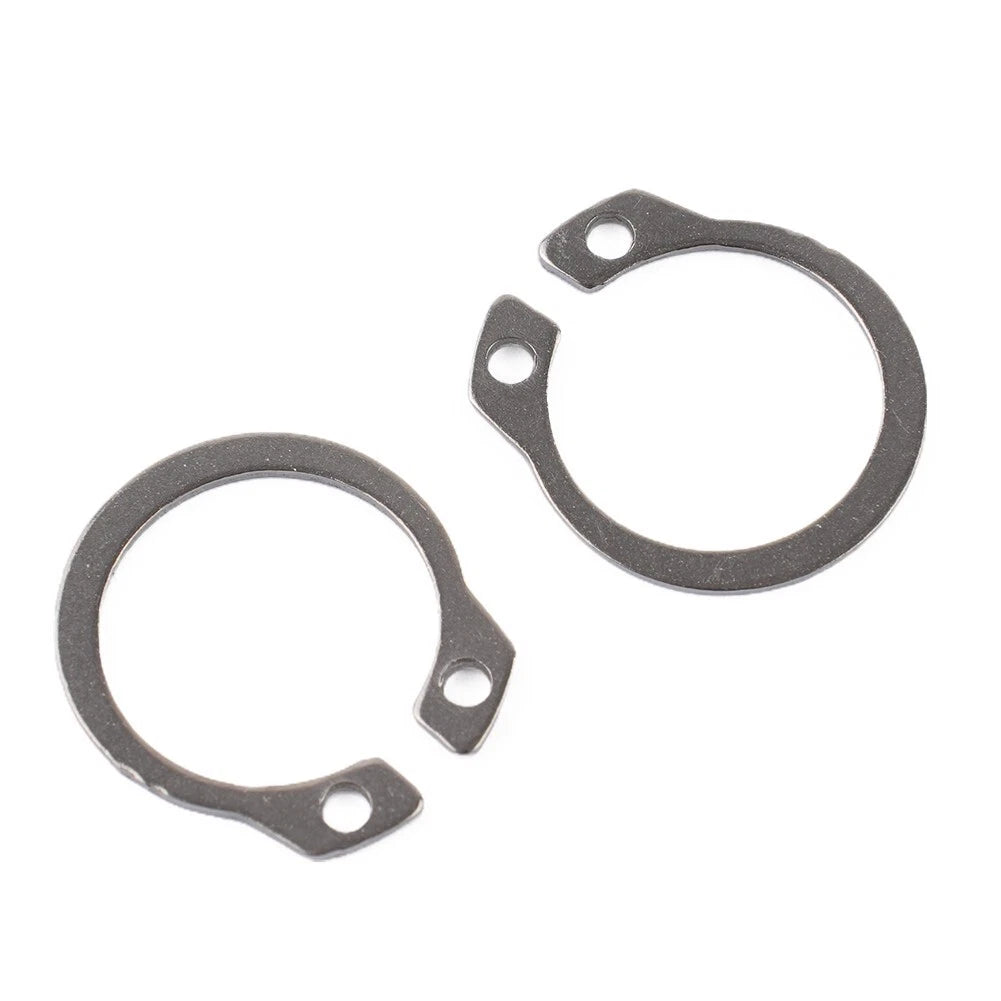 100pcs 304 SS External Circlip Ring Assortment 8-18mm for Universal