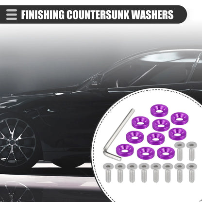 Set Finishing Countersunk Washers Dress Up Tool Kit for Motorcycle