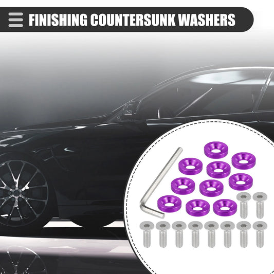 Set Finishing Countersunk Washers Dress Up Tool Kit for Motorcycle