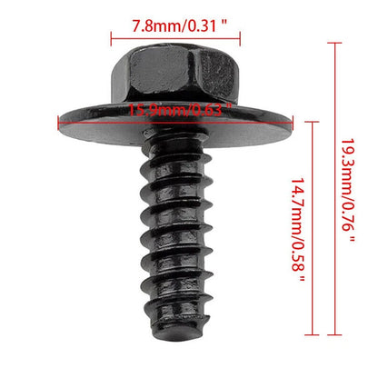 Bumper Retainer Screws 20x for Mazda 2 3 5 6 626 929 CX-7 CX-9 RX-8 Miata