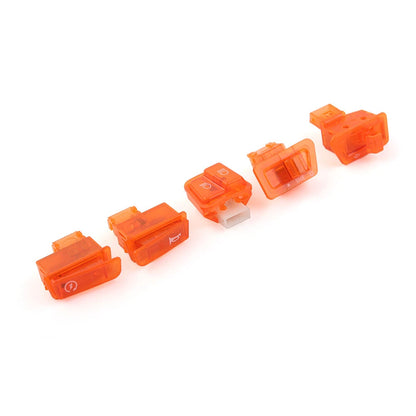 5Pcs Turn Signal Headlight Ignition Horn Switch Caps for GY6 50 125 150cc
