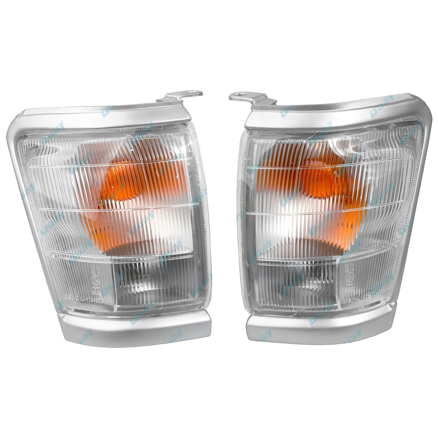 Clear Corner Indicator Blinker Park Lights 2 x for Toyota Hilux (1997-2001)
