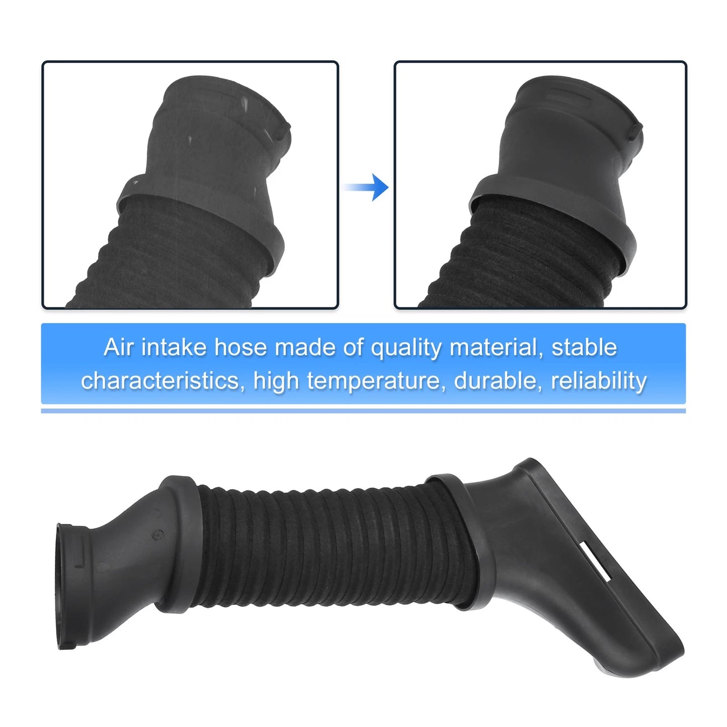 Car Air Intake Hose Tube for Mercedes-Benz CLS550 CLS63 (2012-2014) Black