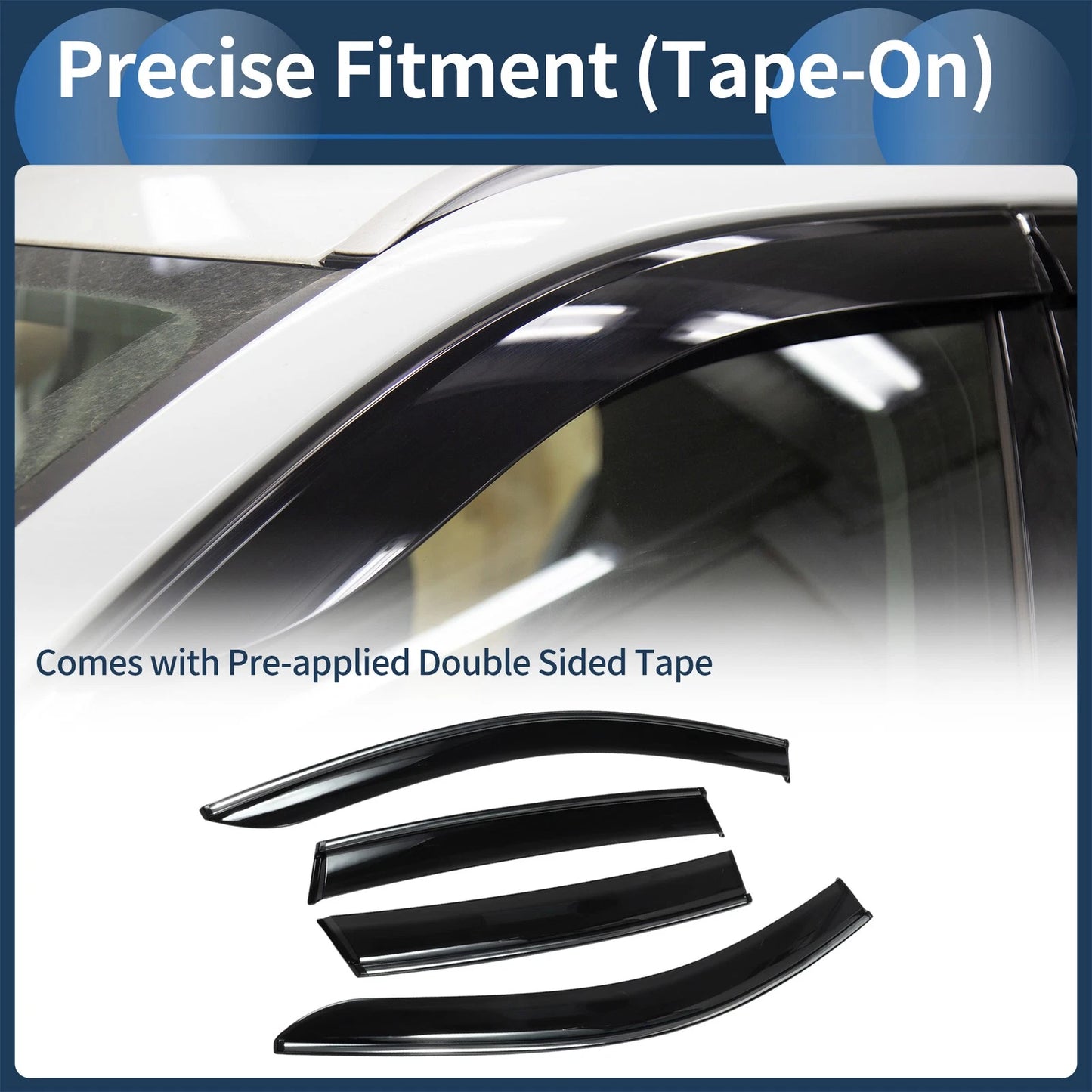 Window Deflectors 1 Set for Honda CR-V (2007)