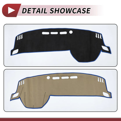 Dashboard Cover Mat for Nissan X-Trail T33 (2022-2024) - Black Blue