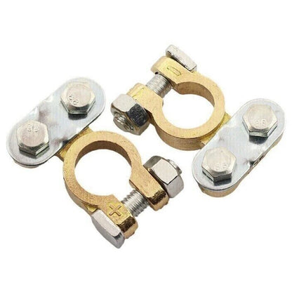 Battery Terminals 21mm Head Width Brass/Aluminium