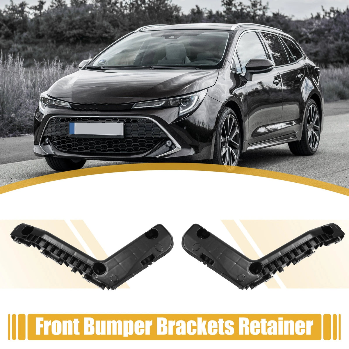 Front Bumper Brackets for Toyota Corolla (2018-2019) -  5211502350, 5211602330