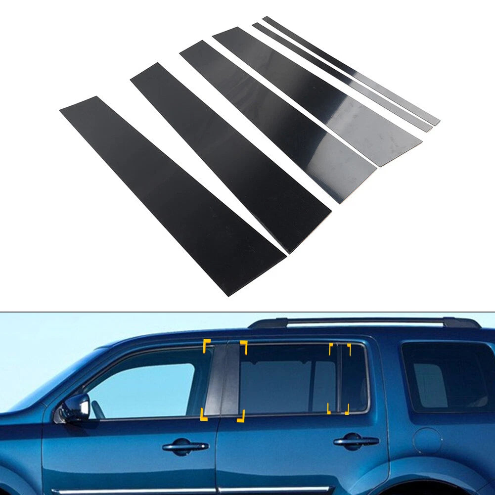 Pillar Door Window Cover Trim for Honda Pilot Ridgeline (2009-2015)