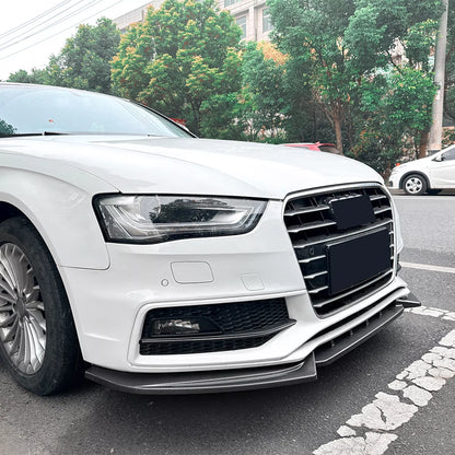 Front Spoiler Lip Splitter for Audi A4 S4 B8.5 Sline (2013-2016)