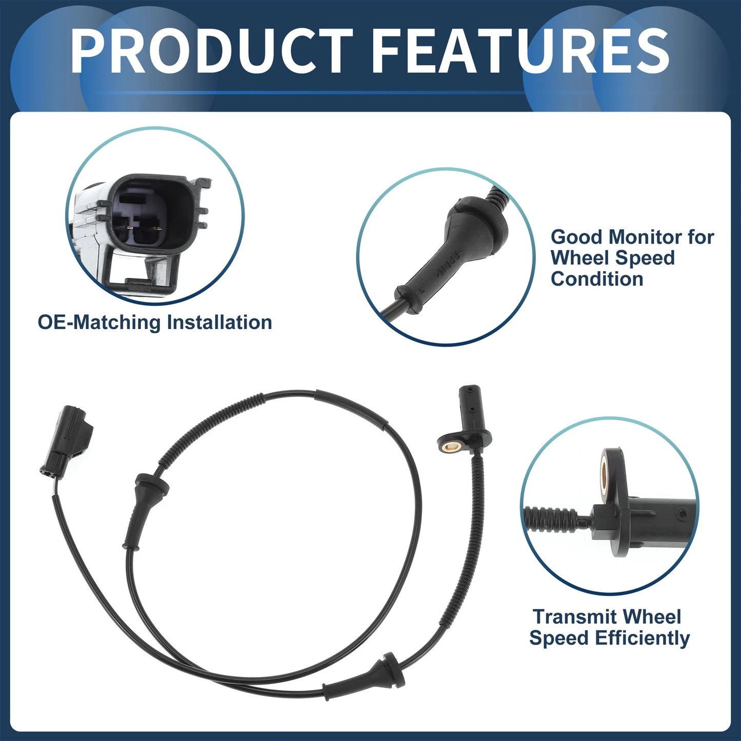 ABS Wheel Speed Sensor for Volvo XC90 (2003-2014) Front Right
