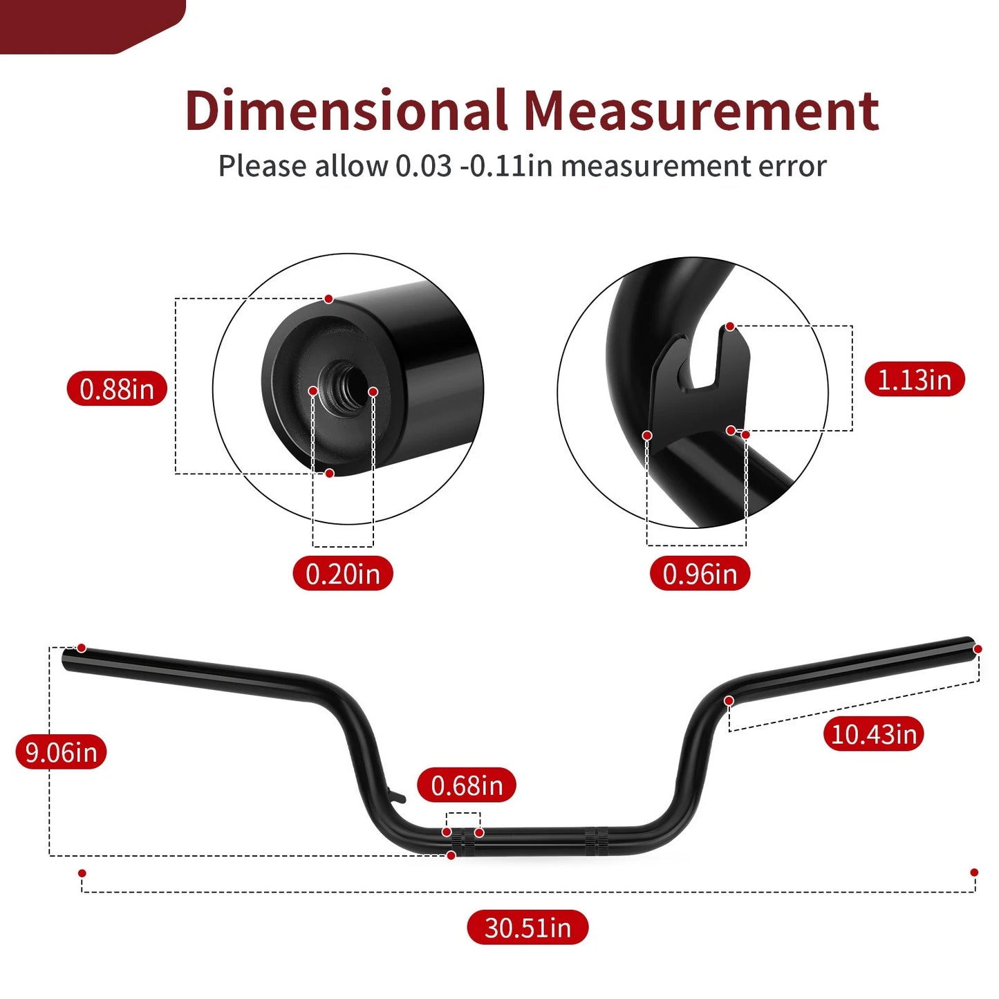 Handlebar GPScape for Honda Rincon 650 (2004–2005)