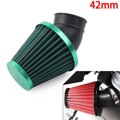 Green Motorcycle Air Intake Filter Cleaner for Make & Model