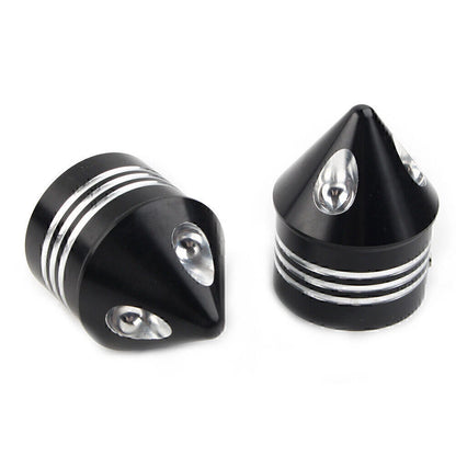 Black Front Axle Cap Nut Cover for Harley Electra Glide Sportster