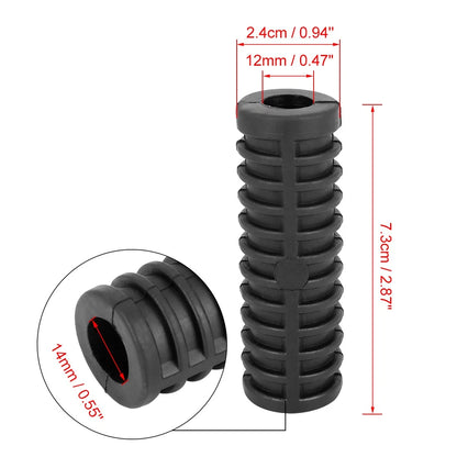 5pcs / 12mm Dia Gear Shifter Kick Start Lever Rubber Universal for Motorcycle