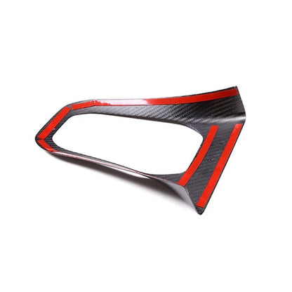 Carbon Fiber Center Dashboard Speaker Panel Cover Trim for Toyota Supra A90 A91