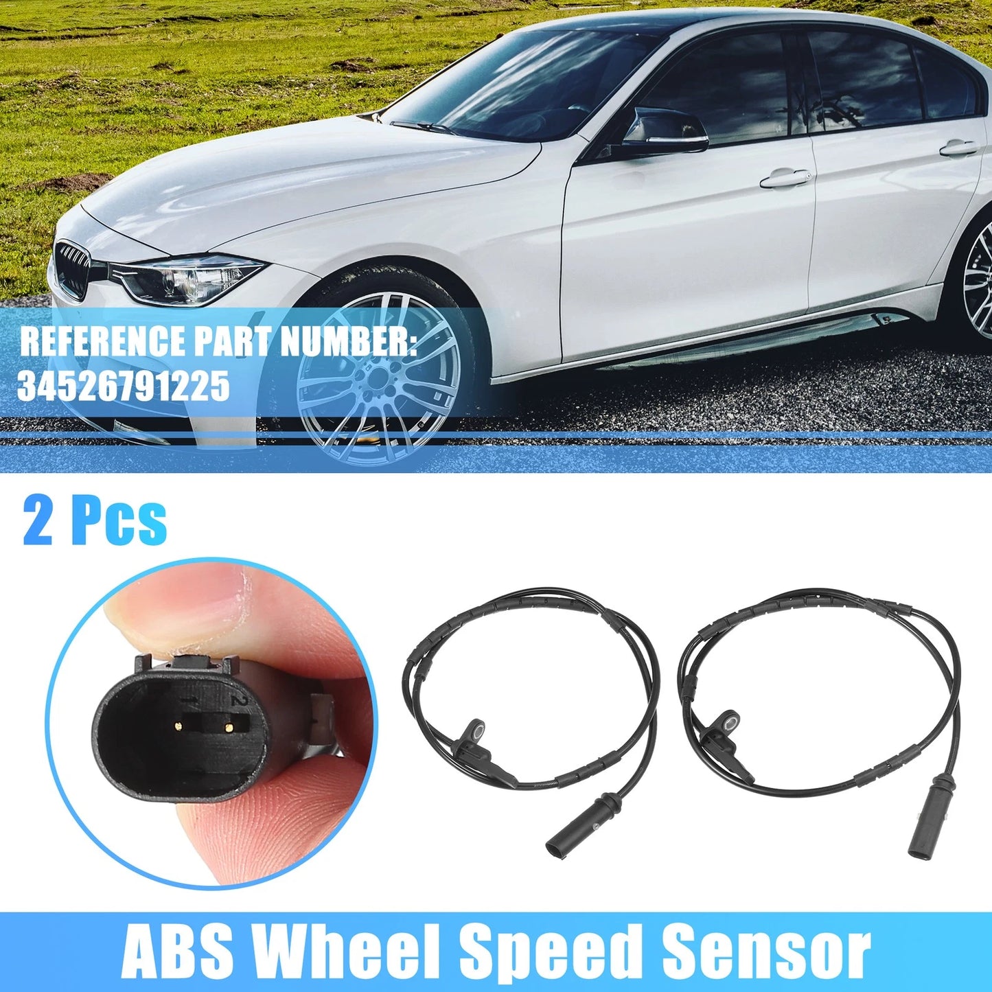 ABS Wheel Speed Sensor Rear Left & Right for BMW 228i 2.0L