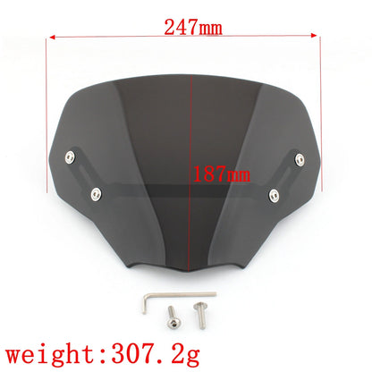 Windscreen Wind Deflectors for Honda CB750 (2023-2025) Black
