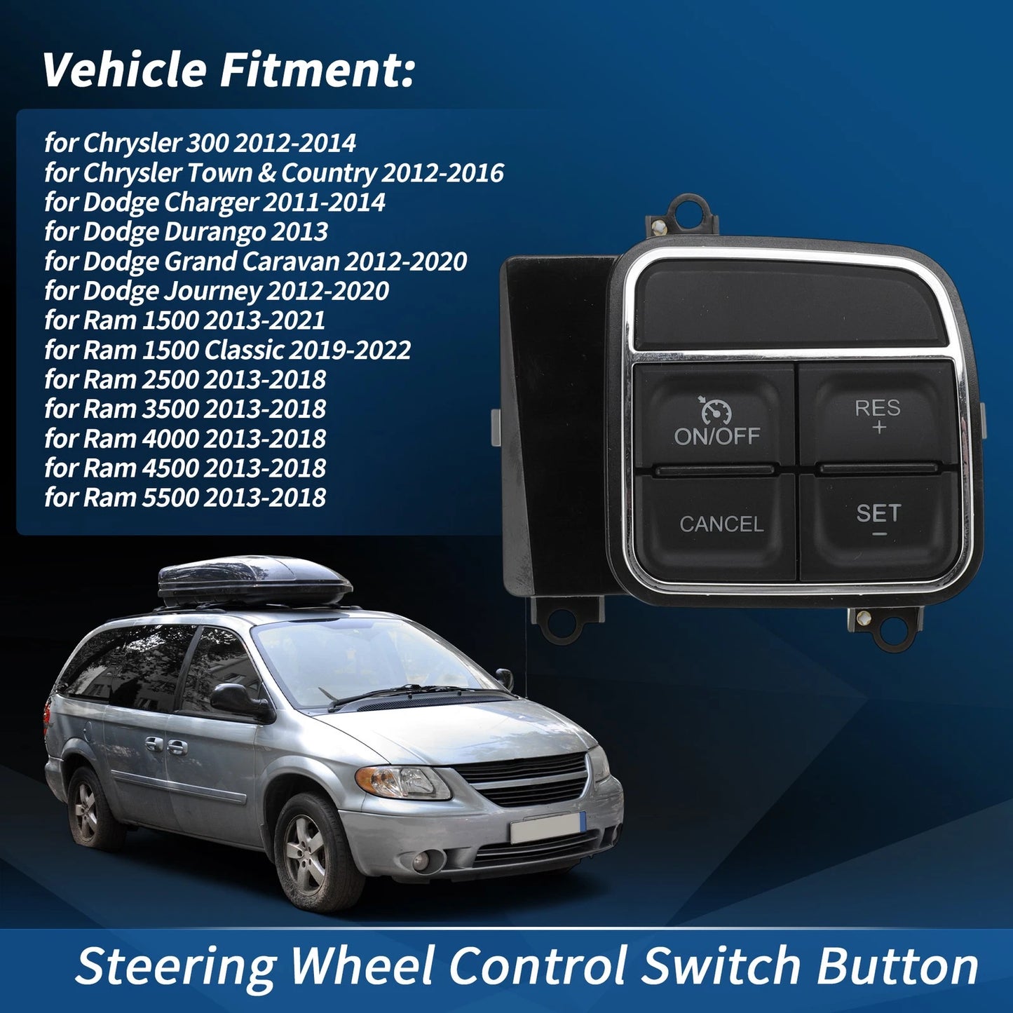 Right Steering Wheel Cruise Control Switch for Dodge Grand Caravan Journey