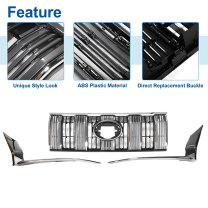 Upper Bumper Grille for Toyota Land Cruiser Prado (2017-2020)