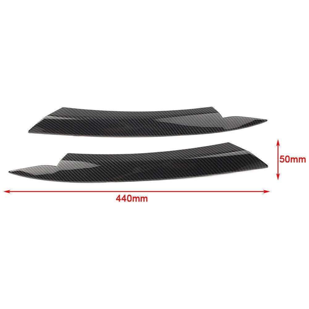 Carbon Fiber Headlight Eyelid Cover Trim for VW Passat B7 (2010-2014)