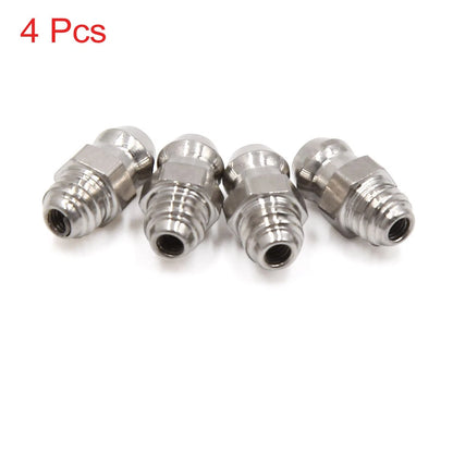 4pcs M6 x 1 Stainless Steel Grease Nipple Fitting