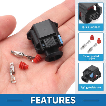 Pin Electronic Connector Sensor Plug for Buick Regal LaCrosse Black