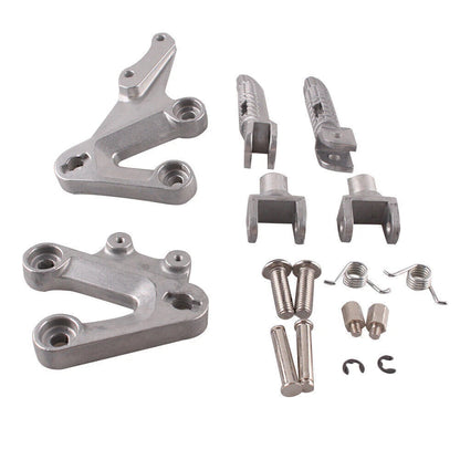 CNC Driver Front Footpeg Rest Pedal Brackets for Suzuki GSXR1000 (2003-2004)