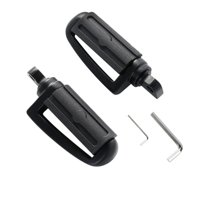 Footrest Pegs 10mm Matte Black for Harley XL883 1200 Sportster Street Glide