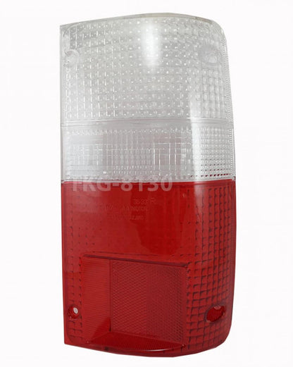 RH Rear Tail Light Lenses for Toyota Hilux MK3 (1989-1997) Clear/Red