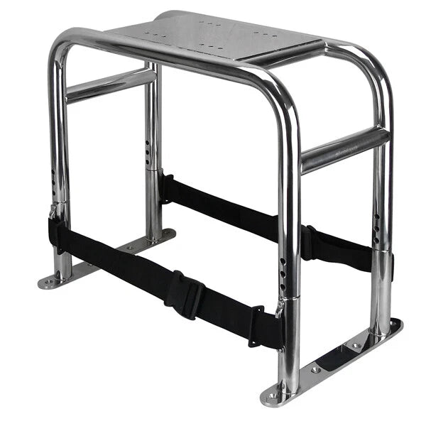 Relaxn Space Frame Boat Seat Pedestal Base with Adjustable Straps