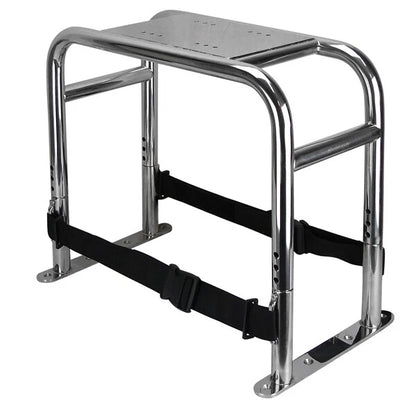 Relaxn Space Frame Boat Seat Pedestal Base with Adjustable Straps
