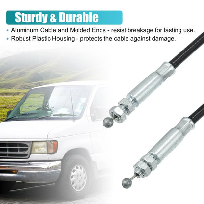 Rear Right Door Latch Release Cable for Ford E150 E250 (2008-2014)
