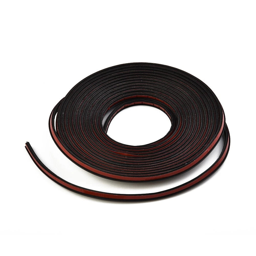 5M Slanted T Shape Car Trim Seal Strips Weatherstrip Headlight Bumper Lip Insert