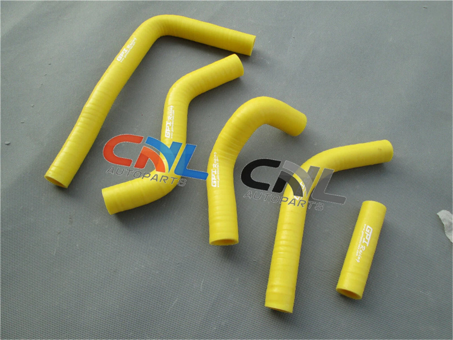 Silicone Radiator Hose for Suzuki RMZ450 (2011-2013) - Yellow 2 x Hoses