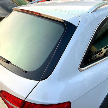 Gloss Black Rear Window Side Wing Spoilers for Audi A4 B8 Allroad (2009-2016)