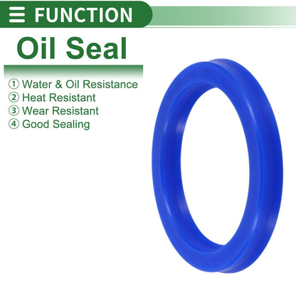 5 x Oil Seal 55x70x8mm TPU High-Pressure Blue