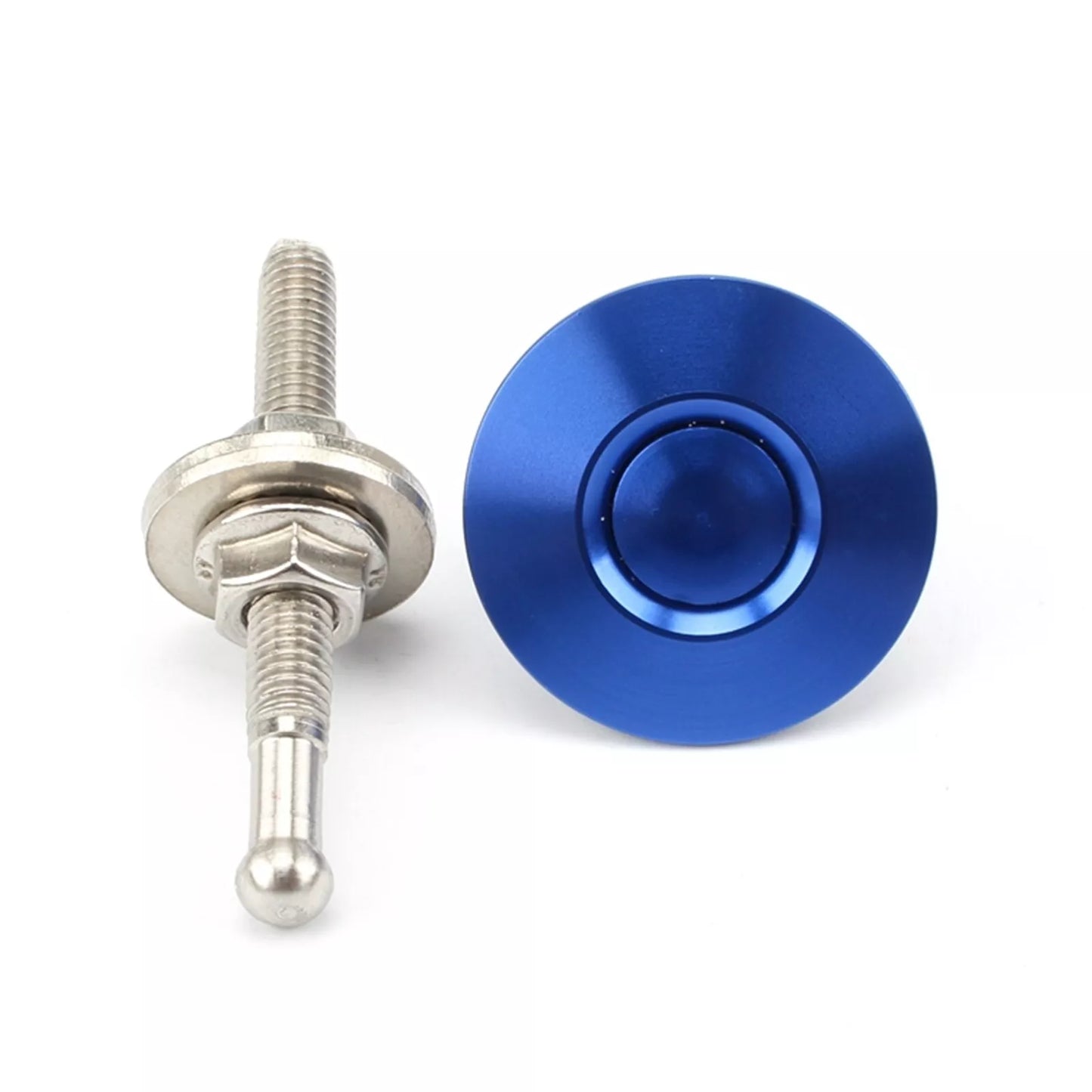2 x Push Button Quick Release Bonnet Pins for Car Bumper Latch