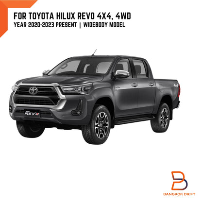 8.5" Fender Flares for Toyota Hilux SR5 Dual Cab 4x4 (2020-2023)