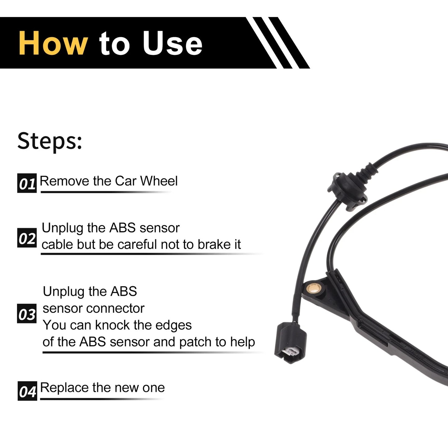 ABS Wheel Speed Sensor for Honda Elysion RR7 (2013-2016) Front Right