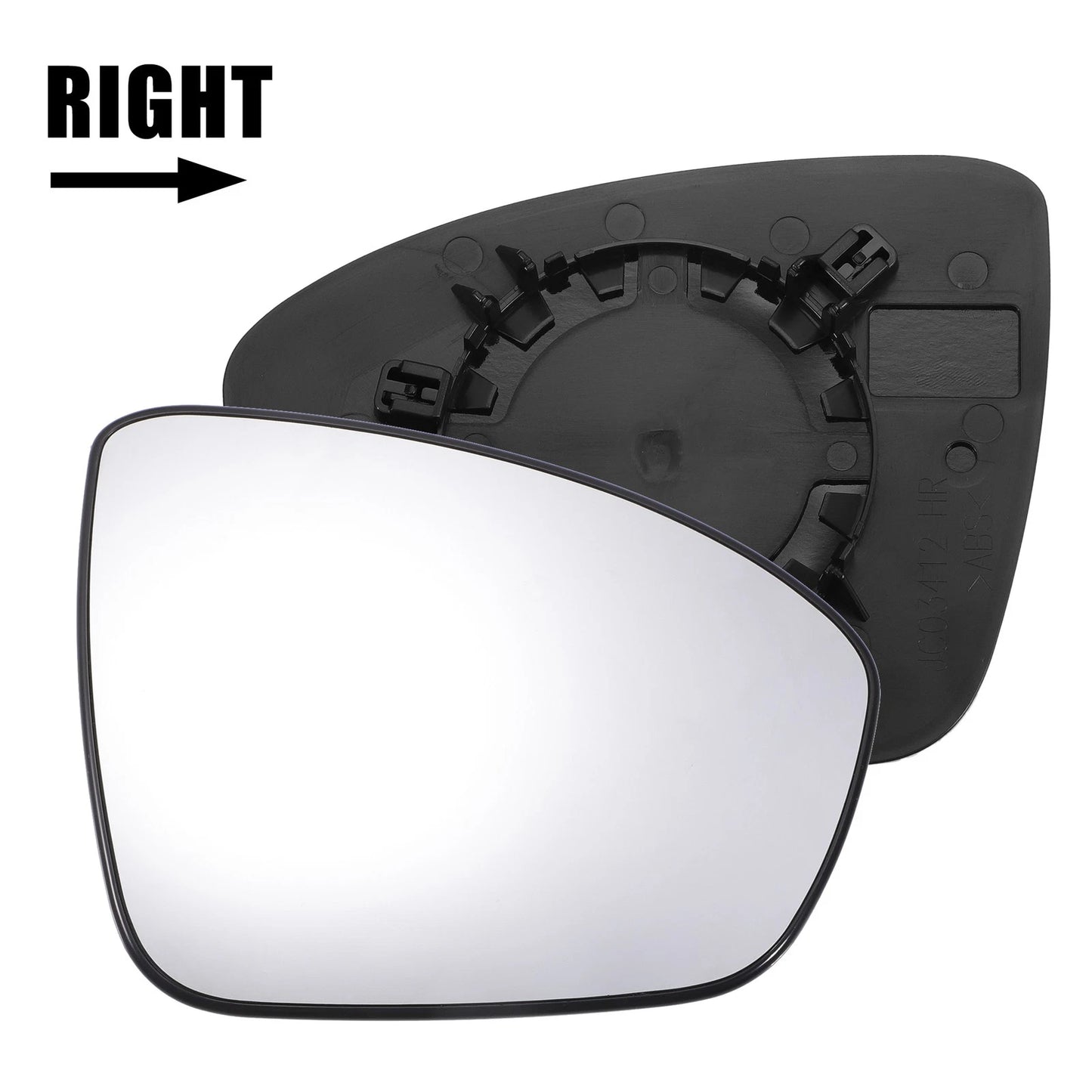 Right Side Mirror Glass w/ Backing Plate for Nissan Altima (2019-2021)