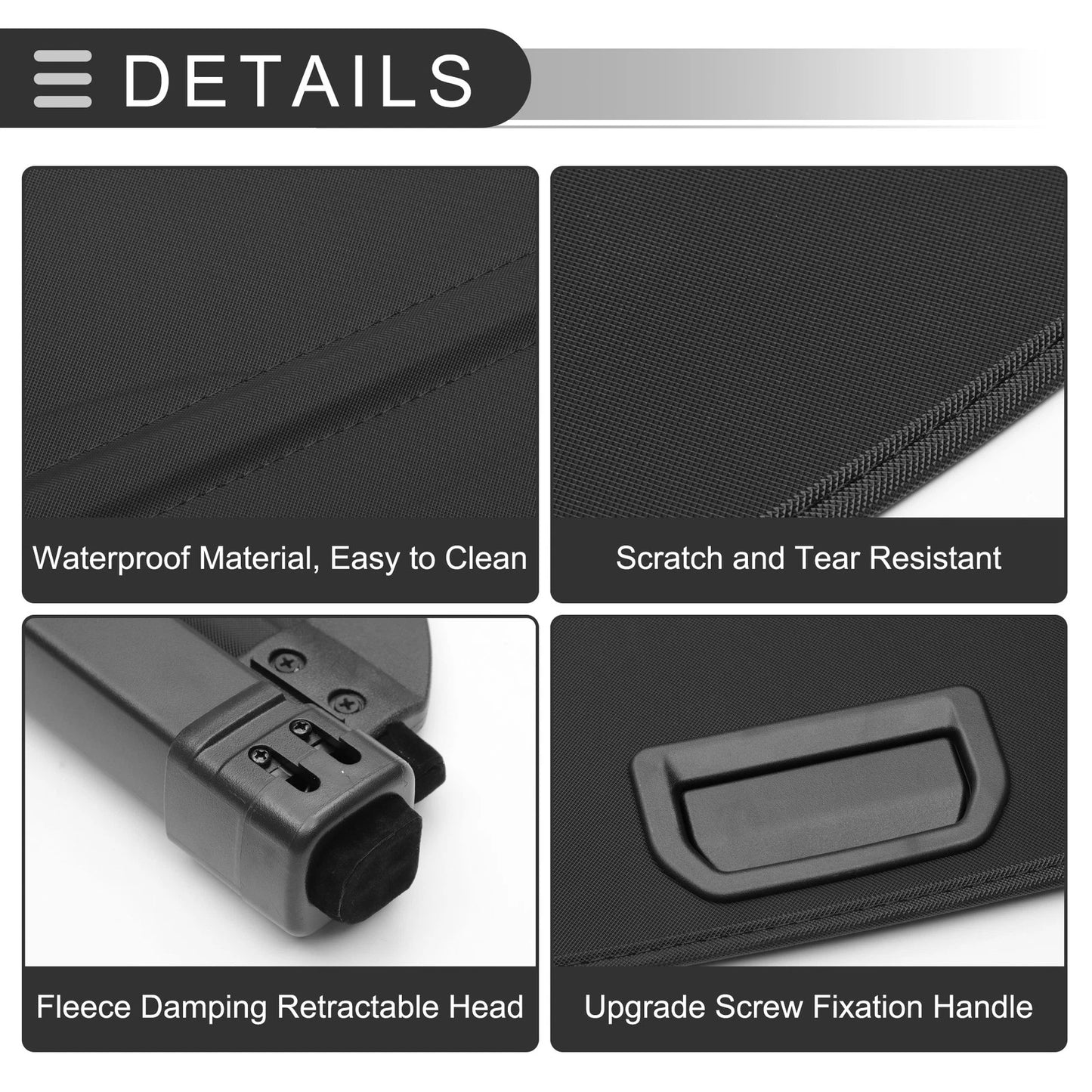 Retractable Cargo Cover for Mazda CX-50 (2023-2024) Black Carbon Fiber