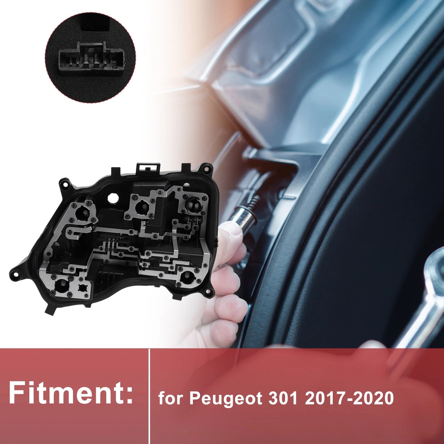 Right Tail Light Socket for Peugeot 301 (2017-2020)