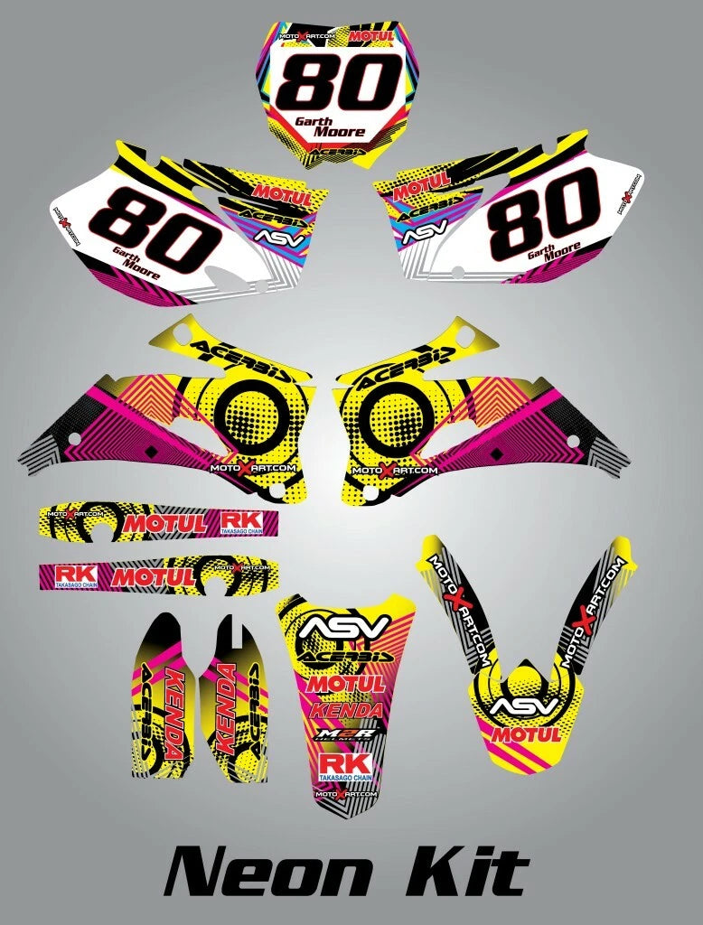 Custom Graphic Kit for Yamaha YZ 125 (2002-2005)