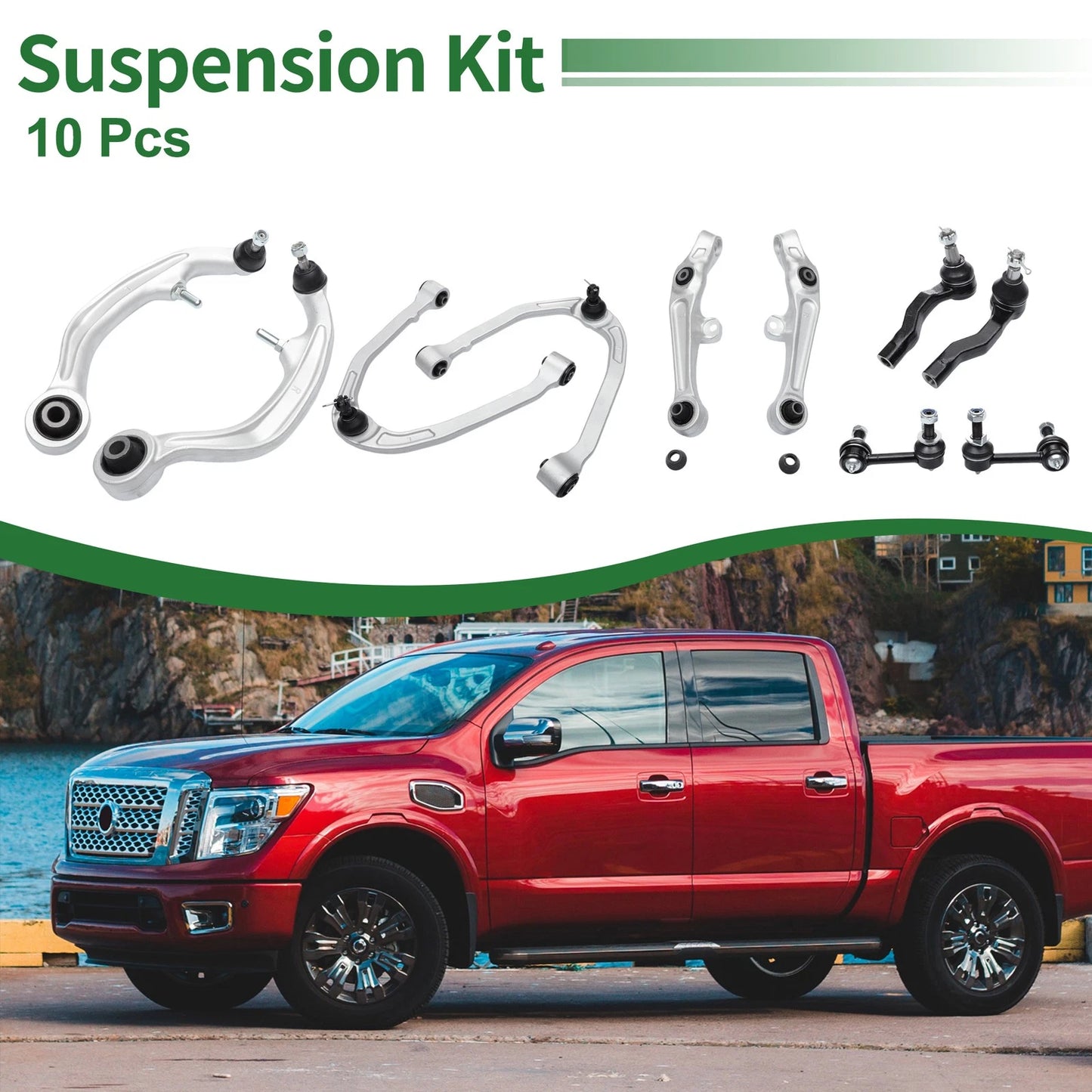 10pcs Front Suspension Control Arm Sway Bar Links for Nissan 350Z (03-09)