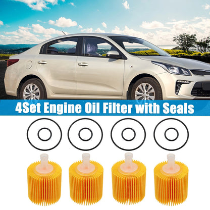 Engine Oil Filter for Toyota Avalon (2013-2018) - 4 x Filters