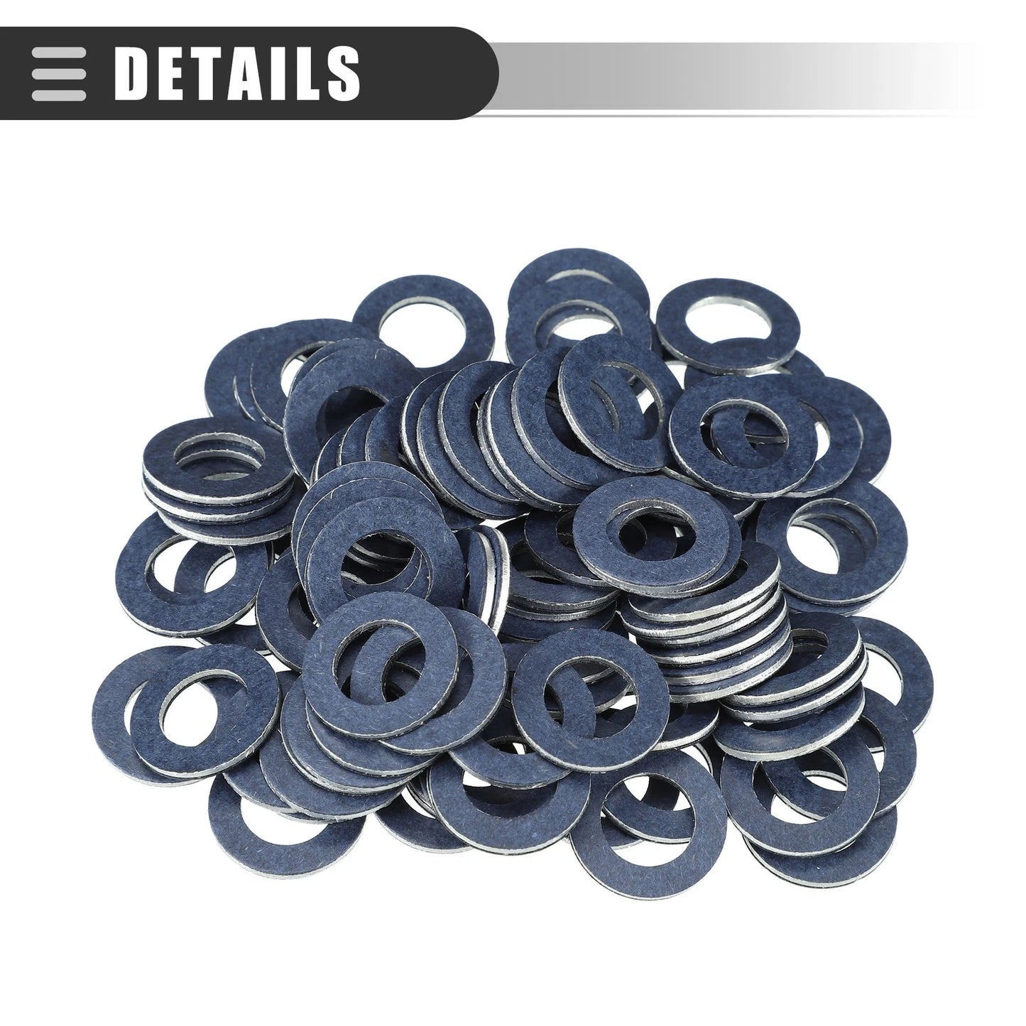 100 Pcs Car Oil Drain Plug Gaskets for Scion TC (2005–2016)