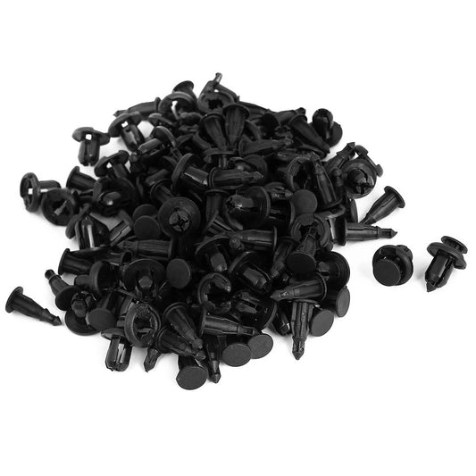 100Pcs 10mm Plastic Rivets Trim Panel Fasteners for Toyota