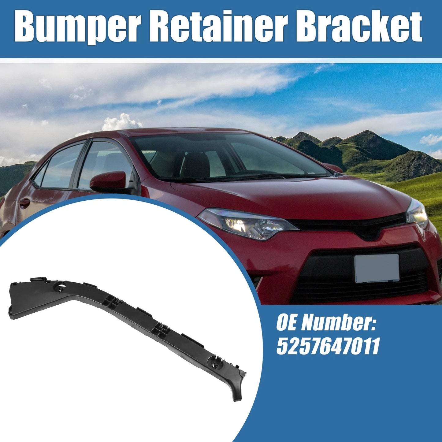 Rear Left Bumper Bracket for Toyota Prius (2004–2009)